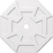 Ekena Millwork Logan Architectural Grade PVC Ceiling Medallion, 30"OD x 3"ID x 10 1/2"C x 1"P, One-Piece CMP30LG-03000 - alternate 1